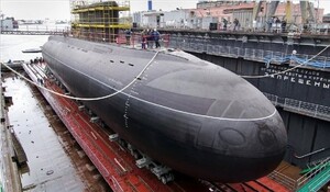 Подлодка проекта 636.3 "Колпино" спущена на воду в Санкт-Петербурге