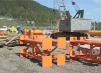 С СШГЭС везут многотонный груз для испытания грузоподъемника на Майнской ГЭС