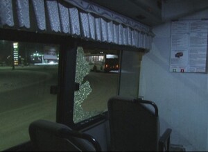 В Саяногорске неизвестные обстреляли два рейсовых автобуса