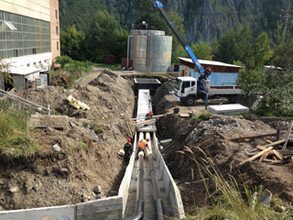В Саяногорске отремонтировано более 600 метров водопроводных сетей
