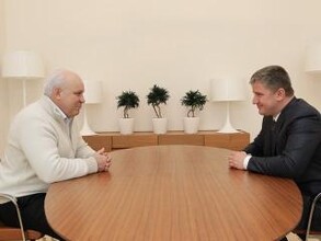 Виктор Зимин и Евгений Дод обсудили проект модернизации Майнской ГЭС