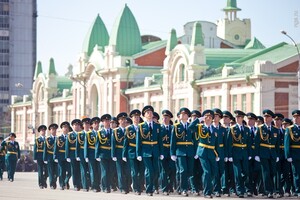 Саяногорские кадеты участвовали в параде Победы