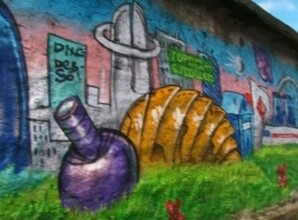 В Саяногорске прошел первый фестиваль граффити