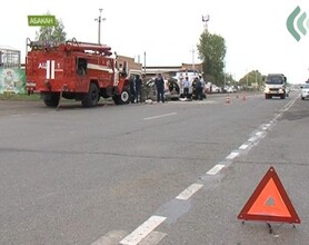 На трассе Абакан-Саяногорск разбились двое пенсионеров