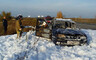 В Саяногорске горят французские автомобили