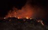 В Саяногорске несколько часов тушили огромный пожар