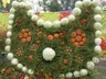 На хакасском празднике урожая в Абакане выставили композиции из плодов и цветов