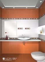 Азори-кафельная керамическая плитка -Коллекция "Дефиле Оранж"